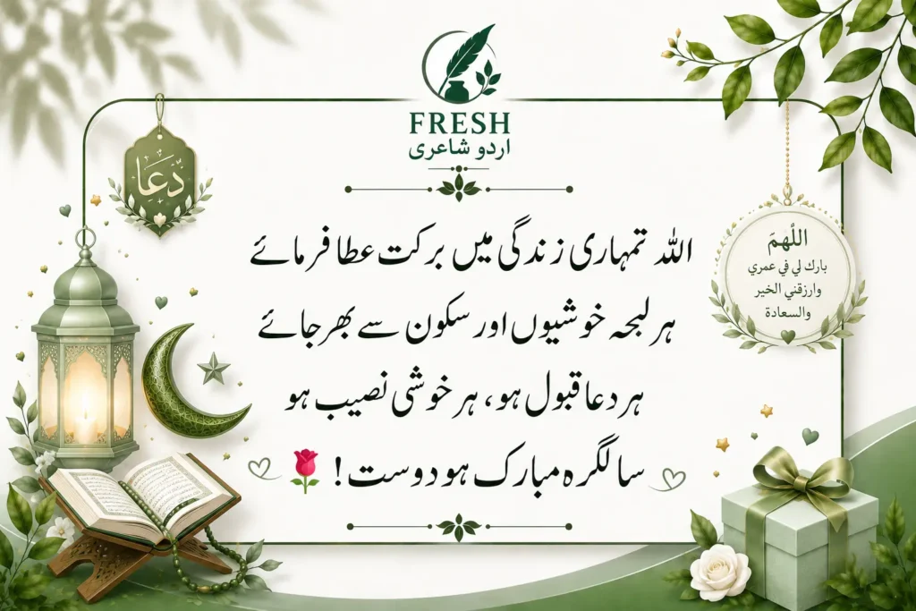 Birthday Poetry in Urdu
