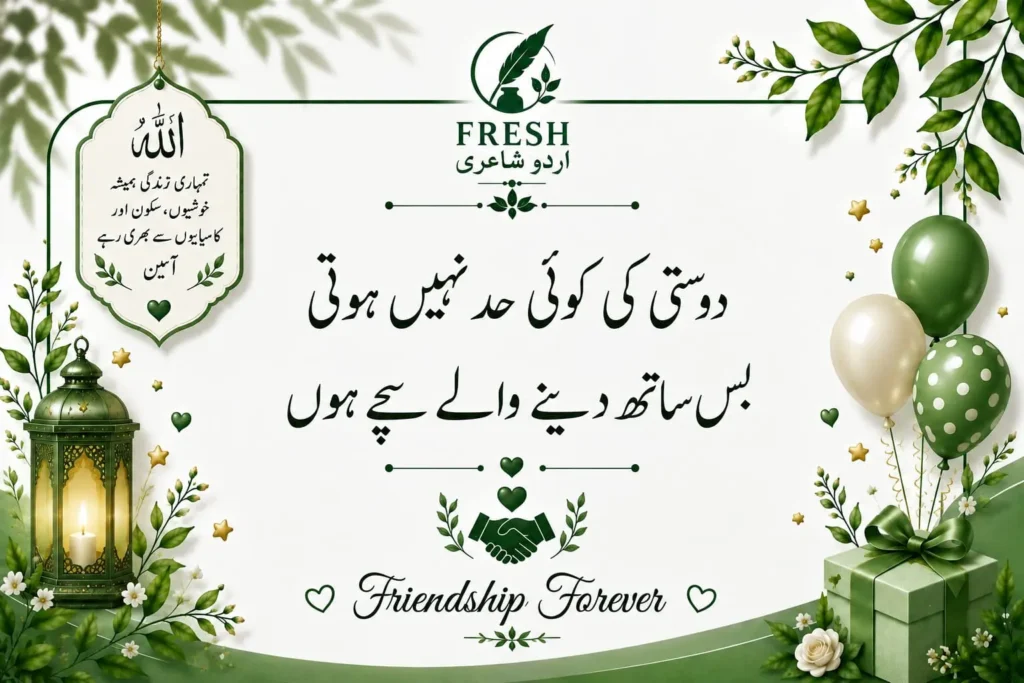 Friendship Poetry in Urdu